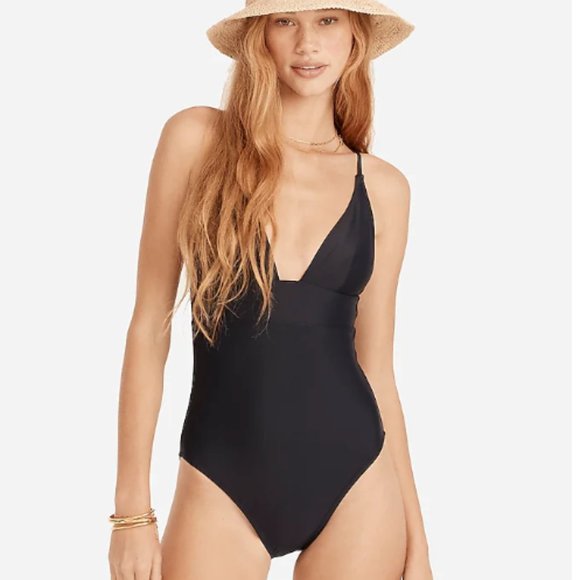 New With Tags J Crew One Piece Plunge Sizes 8 AND 10 Navy NWT - Picture 8 of 12
